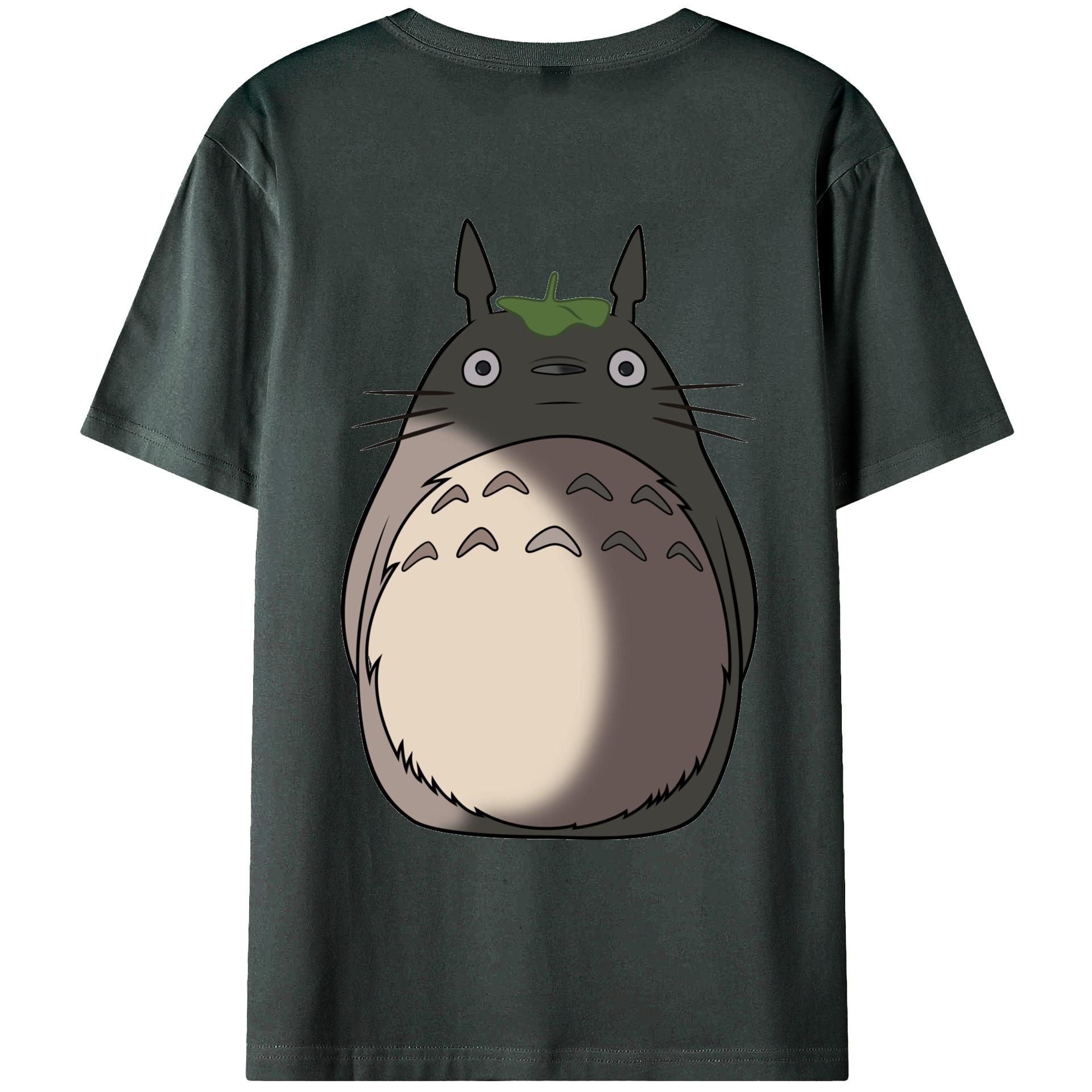 （画像用） となりのトトロ 草壁メイ 草壁サツキ My Neighbor Totoro Satsuki Kusakabe Mei Kusakabe 綿100％ メンズ半袖Tシャツ（バックプリント） 通気性